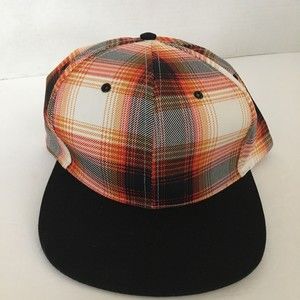 Plaid Trucker Hat Adjustable